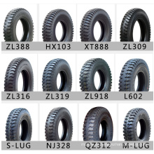 Estirón patrón neumáticos para India, Nylon 8.25-20 10.00-20, neumático del carro
